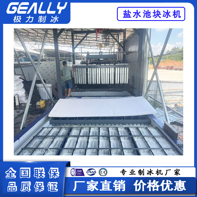日産10噸鹽水池塊冰機